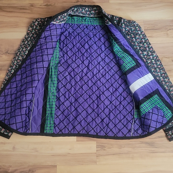 Vintage 70s Quilted Jacket M - Picture 5 of 9